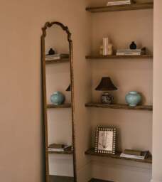 OKA, Faie Mirror - Antique Gold, Standing Mirror