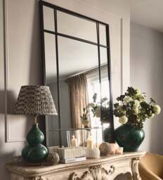 OKA, Ikkuna Mirror - Iron, Wall Mirror