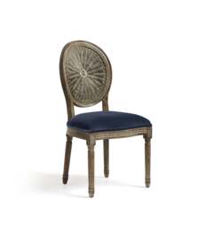 OKA, Washakie Linen Dining Chair - Pure Navy, Dining Chair - thumbnail 2