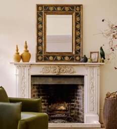 OKA, Vitruvius Mirror - Antique Gold, Wall Mirror - thumbnail 1