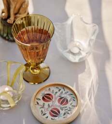 OKA, Vitrea Tealight Holders - Set of Three - Multi, Candle Holder