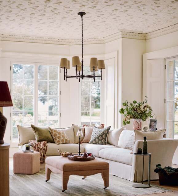 OKA, Thomasin Chandelier with Shades - Blackened Bronze, Ceiling Light - image 1