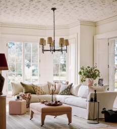 OKA, Thomasin Chandelier with Shades - Blackened Bronze, Ceiling Light - thumbnail 1
