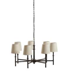 OKA, Thomasin Chandelier with Shades - Blackened Bronze, Ceiling Light - thumbnail 2