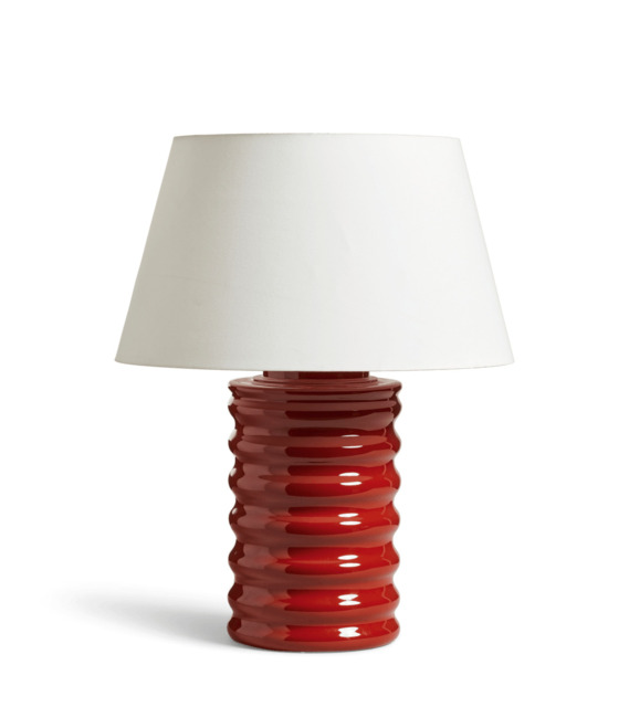 OKA, Housenka Lamp Red Madder, Table Lamps, Ceramic/Plastic