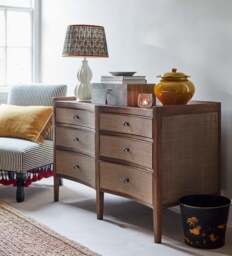 OKA, Balabac Rattan Chest of Drawers - Natural, Chest of Drawers