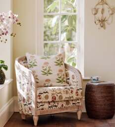 OKA, Nahana Armchair - Sheki Olive, Armchair