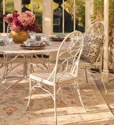 OKA, Viticcio Garden Dining Chair - Grey, Garden Seating - thumbnail 2
