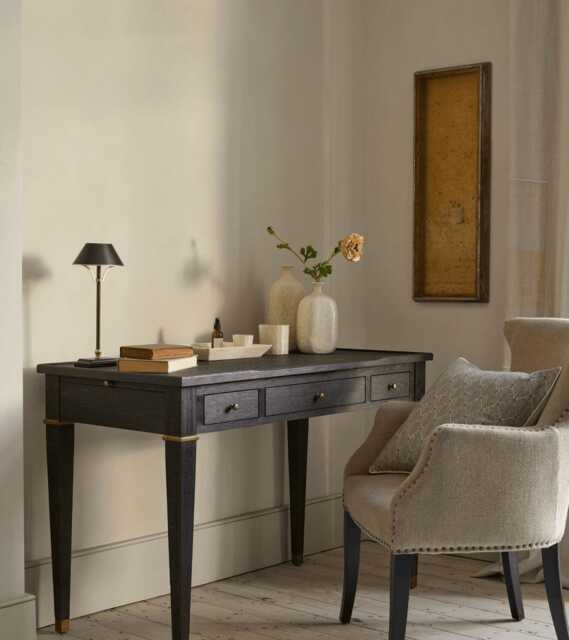 OKA, Mini Grisewood Wireless Lamp and Shade - Brown, Desk Lamps, Aluminium,Iron,Acrylic