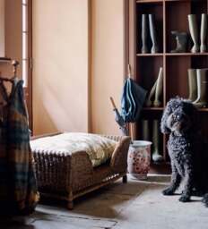 OKA, Large Akino Pet Cushion - Olive, Pet Cushion