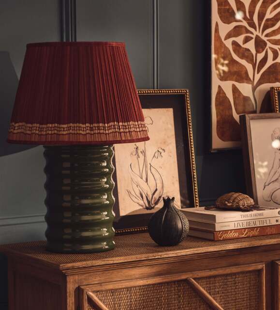 OKA, Housenka Table Lamp Base - Spruce, Table Lamp - image 1