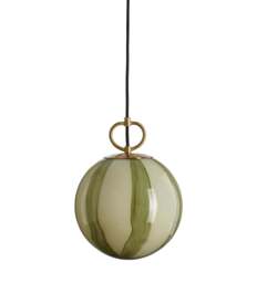 OKA, Nimbus Stripe Pendant Lamp - Green, Ceiling Light - thumbnail 2
