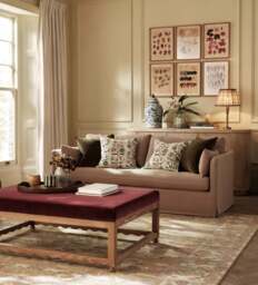 OKA, Solatium 3 Seater Sofa - Taupe, Sofa