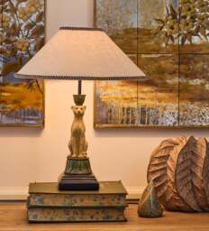 OKA, Lakadema Table Lamp Base - Multi, Table Lamp