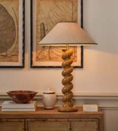 OKA, Elowen Coolie Lampshade 50cm - Green, Lampshade - thumbnail 1