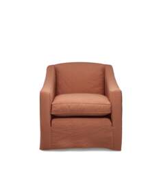 OKA, COVER ONLY - Egerton Clever Linen Loose Cover for Armchair - Sugar Almond, MTO Sofa Loose Cover - thumbnail 1
