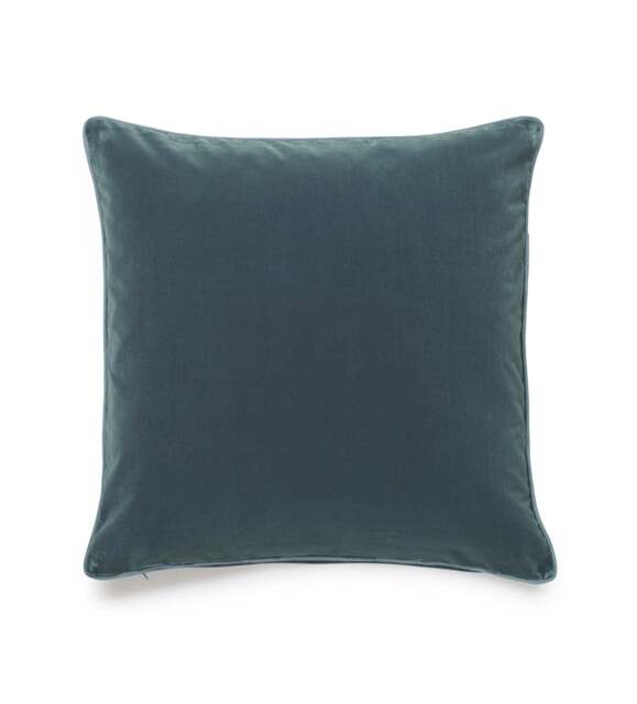 OKA, Plain Velvet Cushion Cover - Air Force Blue, Cushion Cover - image 1