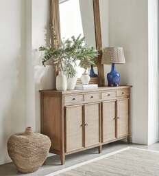 OKA, Balabac Rattan Sideboard - Natural, Sideboard