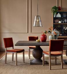 OKA, Callanish Rectangular Indoor/Outdoor Dining Table - Brown, Dining Table