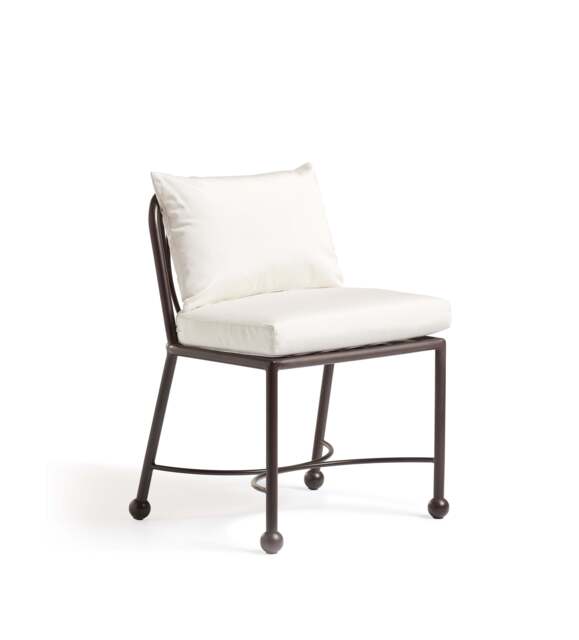 OKA, Rametto Garden Dining Chair - Ebony/Brown, Garden Seating - image 1