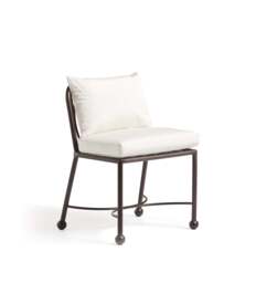 OKA, Rametto Garden Dining Chair - Ebony/Brown, Garden Seating - thumbnail 1