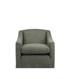 OKA, COVER ONLY - Egerton Laundered Linen Loose Cover for Armchair - Dune Green, MTO Sofa Loose Cover - thumbnail 2