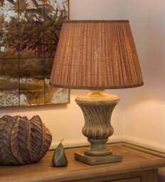OKA, Phoebus Table Lamp Base - Natural, Table Lamp