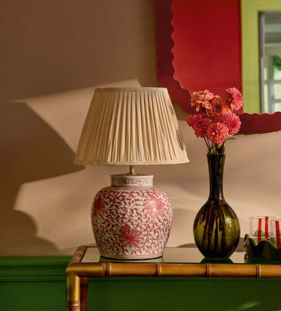 OKA, Gansu Table Lamp Base - Chinese Red, Table Lamp - image 1