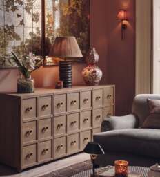 OKA, Lauretta Sideboard - Weathered Oak, Sideboard - thumbnail 1