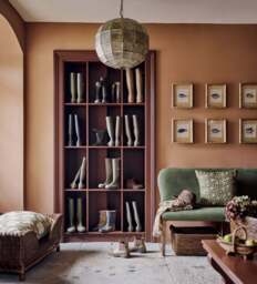 OKA, Torsten Stone Globe Pendant Lamp - Natural - Large, Ceiling Light - thumbnail 1