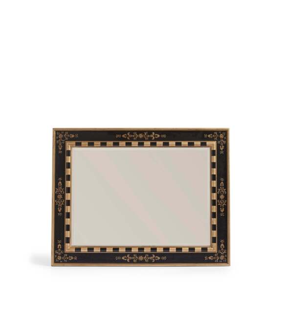 OKA, Seema Mirror - Black/Antique Gold, Wall Mirror - image 1