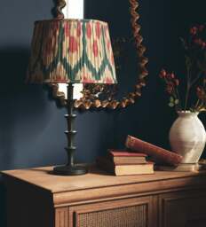 OKA, Clara Table Lamp Base - Bronze Verdigris, Table Lamp