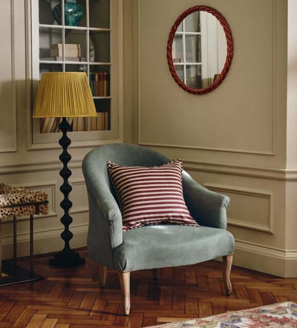 OKA, Brantwood Linen Armchair - Sage, Armchair - image 1