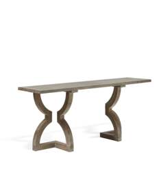 OKA, Kaishu Solid Oak Console Table - Watered Grey, Console Table - thumbnail 2