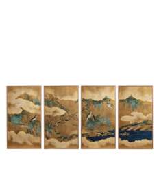 OKA, Avesco Wall Art Panels - Set of Four - Multi, Wall Art - thumbnail 2