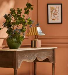 OKA, Joshuah Table Lamp and Shade - Multi, Table Lamp