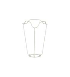 OKA, White Coated European Metal Carrier 13cm - White, Shade Carrier - thumbnail 1