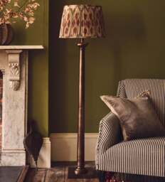 OKA, Lucilla Floor Lamp Base - Antique Bronze, Floor Lamp