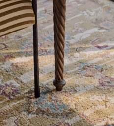 OKA, Mahin Rug 244x305cm - Gold/Ivory, Rug