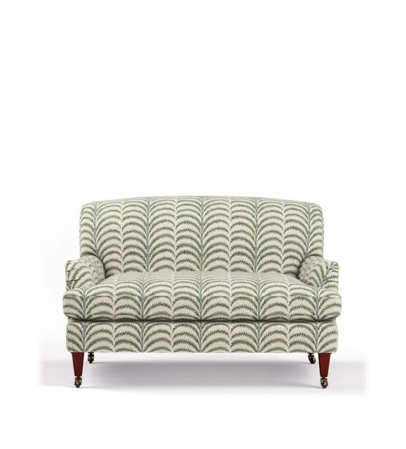 OKA, Coleridge Areca Linen 2-Seater Sofa - Putting Green, Sofa - image 1