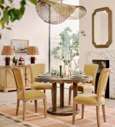 OKA, Bayhurst Dining Table - Natural, Dining Table