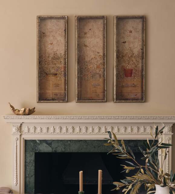 OKA, Pentangle Wall Art Panels - Set of Five - Multi, Wall Art - image 1