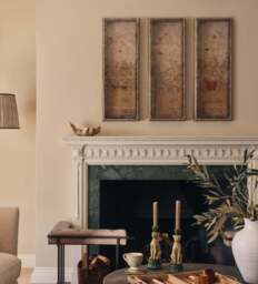 OKA, Pentangle Wall Art Panels - Set of Five - Multi, Wall Art