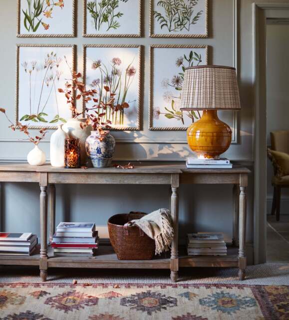 OKA, Upton Console Table - Burnt Oak, Console Table - image 1