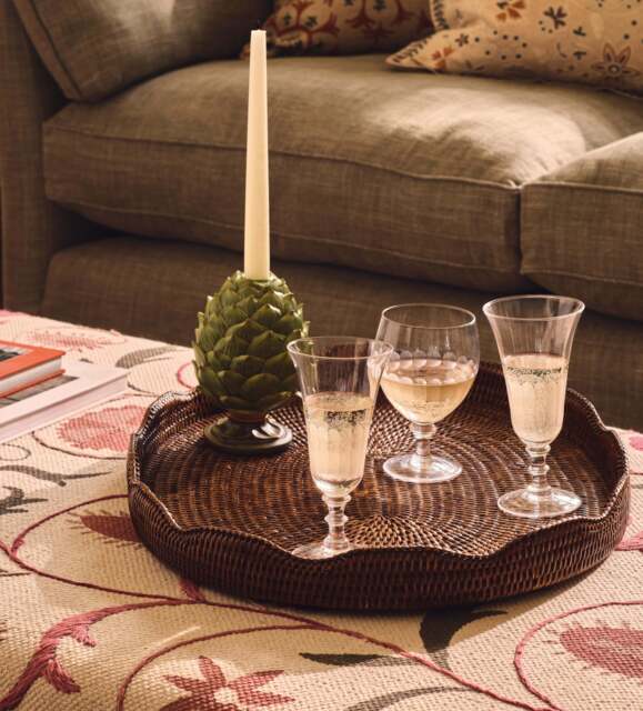 OKA, Chianti Artichoke Candle Holders Pair - Green, Candle Holder - image 1