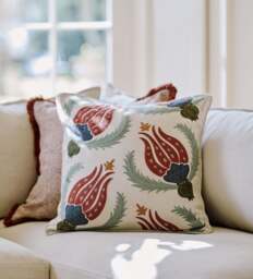 OKA, Hazra Cushion Cover - Warm Red, Cushion Cover