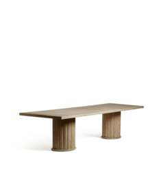 OKA, Marcus Rectangular Dining Table - Large - Weathered Oak, Dining Table - thumbnail 2