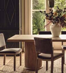 OKA, Marcus Rectangular Dining Table - Large - Weathered Oak, Dining Table