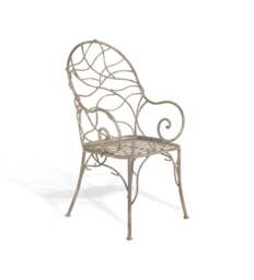 OKA, Viticcio Metal Garden Chair - Grey Metal, Garden Seating - thumbnail 2