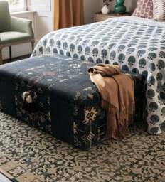 OKA, Kirmani Rug 240x305cm - Distressed Green, Rug